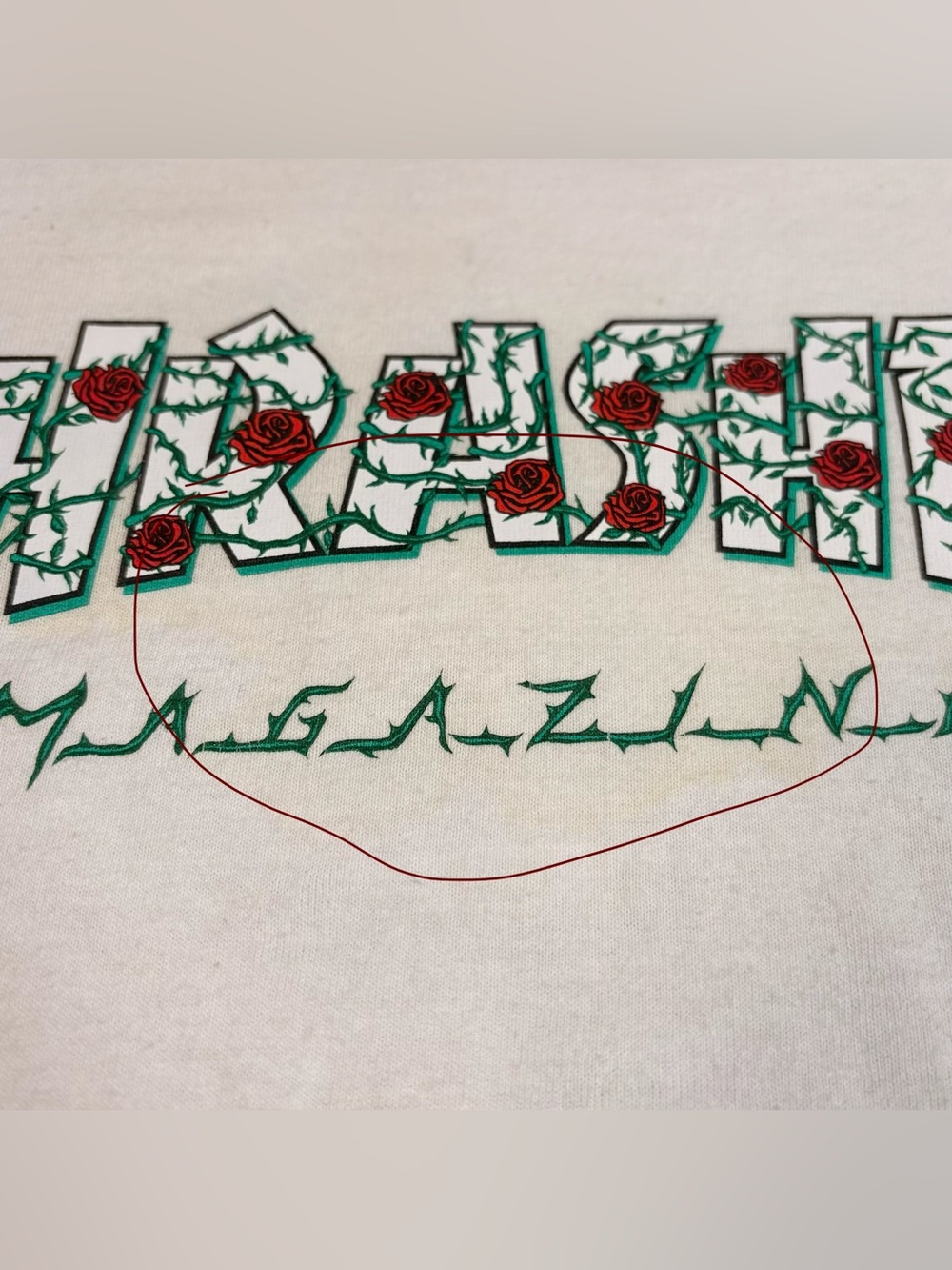 Thrasher Roses Logo Tee - Picture 5 of 8